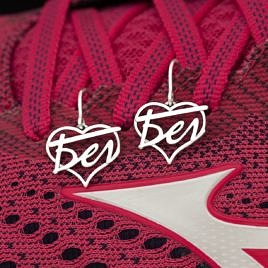 серьги "бег"