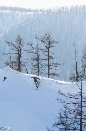 Фрирайд на хребте Крака 