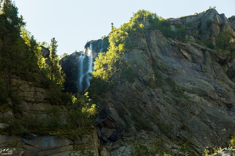 Водопад Грация, Ергаки. 
