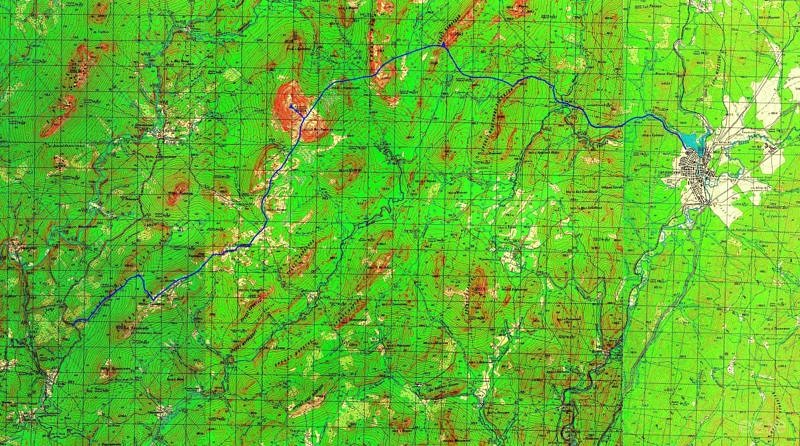 Маршрут на гору Ямантау