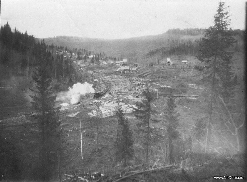 Поселок Просвет. 1950 год 