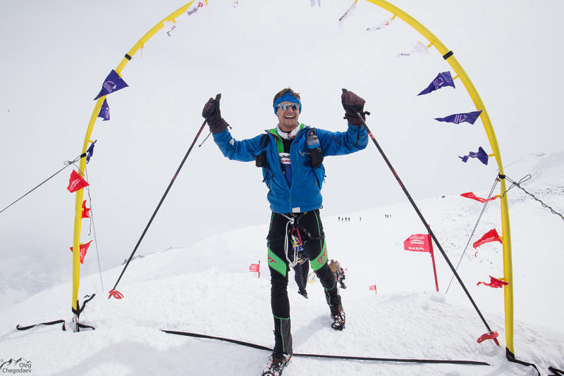 Один из призеров Red Fox Elbruse race 2016