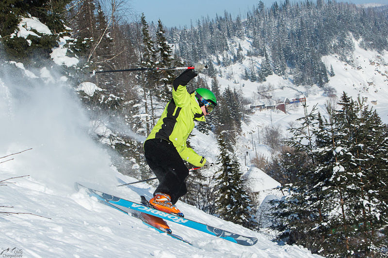 Квалификационные заезды участников Freeride Ural Cup 2017