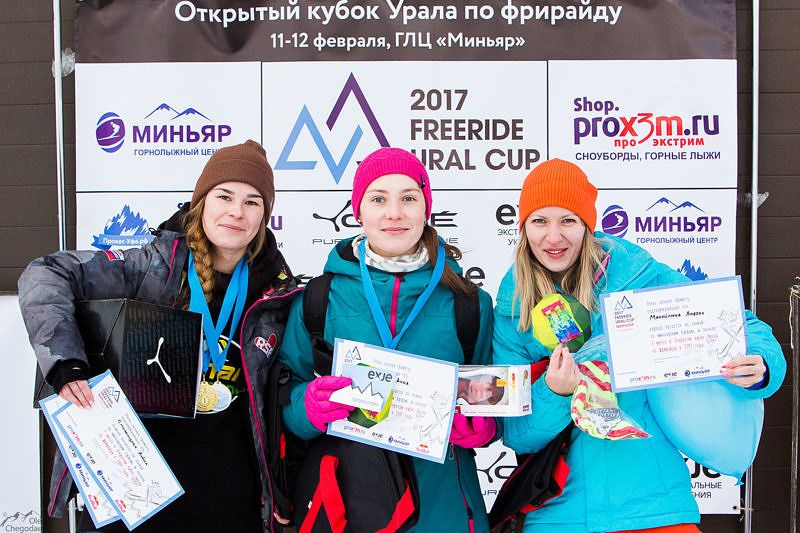 Награждение участников Freeride Ural Cup 2017