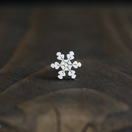 Серьга "Снежинка"