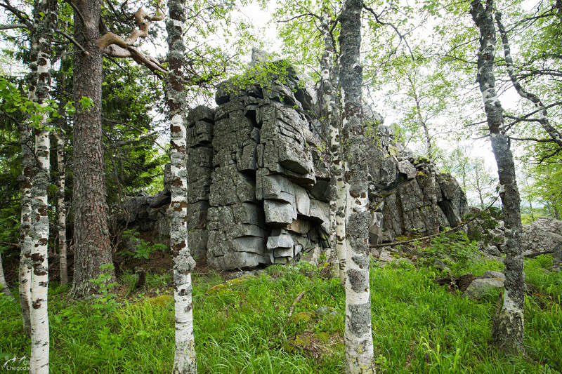 Хребет Урал-Тау, вершина 1031,2