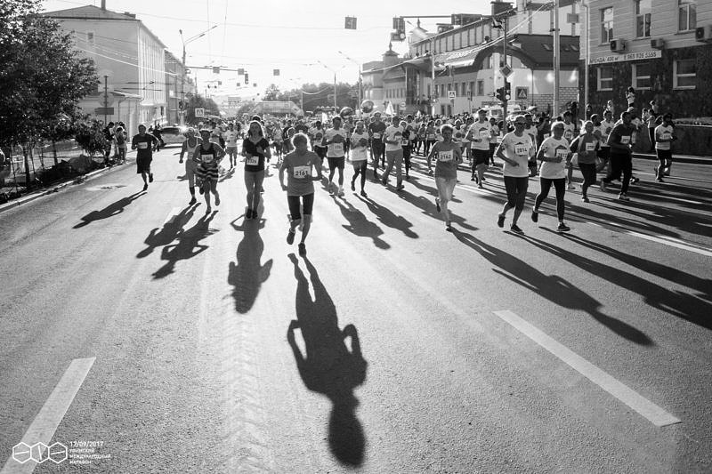 Старт Уфимского международного марафона 2017