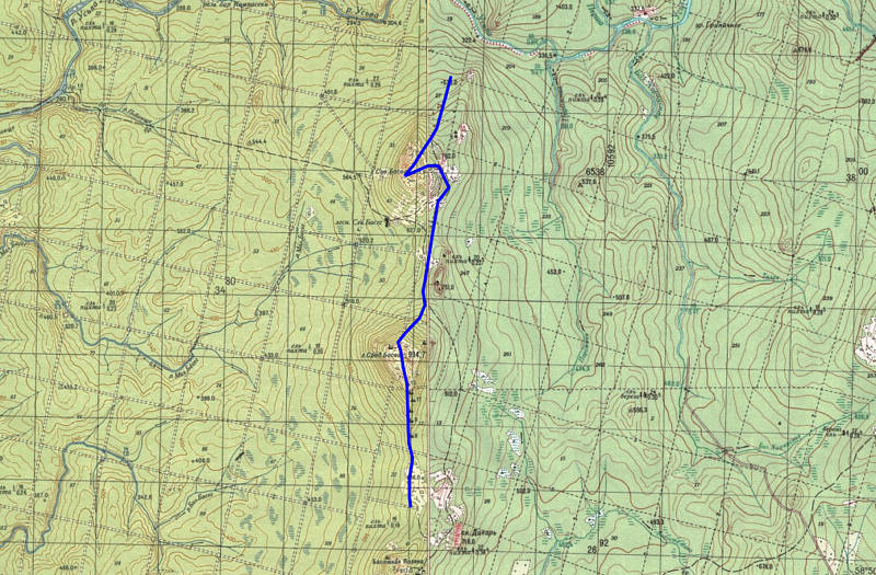 5 день маршрута Отрог горы Северный Басег - Северный Басег (951,9) - Средний Басег (994,7) - поляны