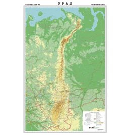 Карта Урала (настенная)