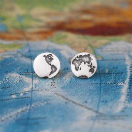 Серьги «Полушария»