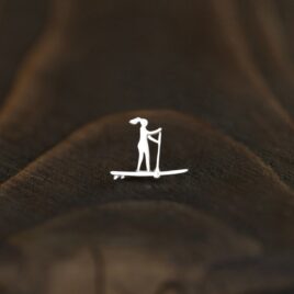 Моносерьга «Девушка на САПЕ»