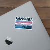НАклейка вулканы камчатки