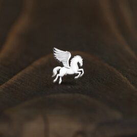 Моносерьга «Крылатый конь Акбузат (Пегас)»