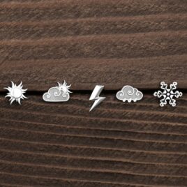 Серьги «Погода»