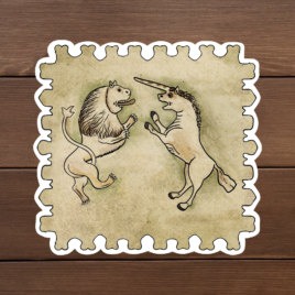 Флаг Ермака наклейка