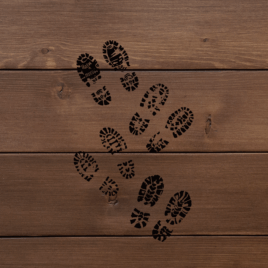 Стикерпак «Следы туриста»