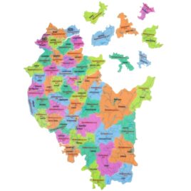 Карта пазл Башкортостан