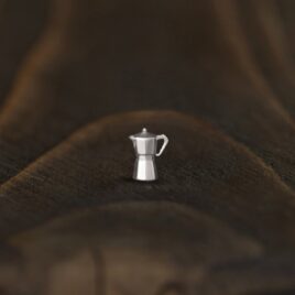 Моносерьга «Гейзерная кофеварка»